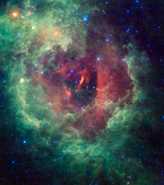 Illustration for article titled Rose-shaped nebula is home to the amateur astronomer's favorite star cluster